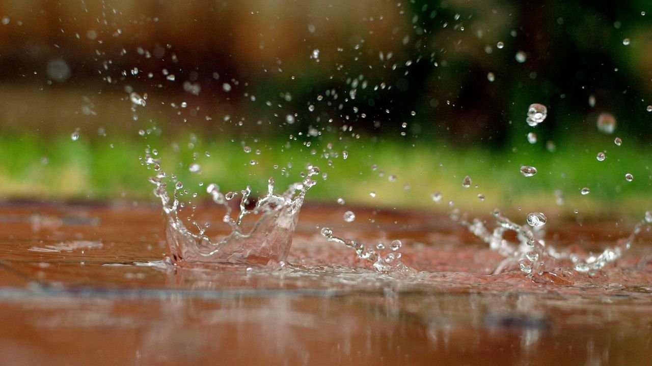 Is it better to Walk or Run in the Rain?