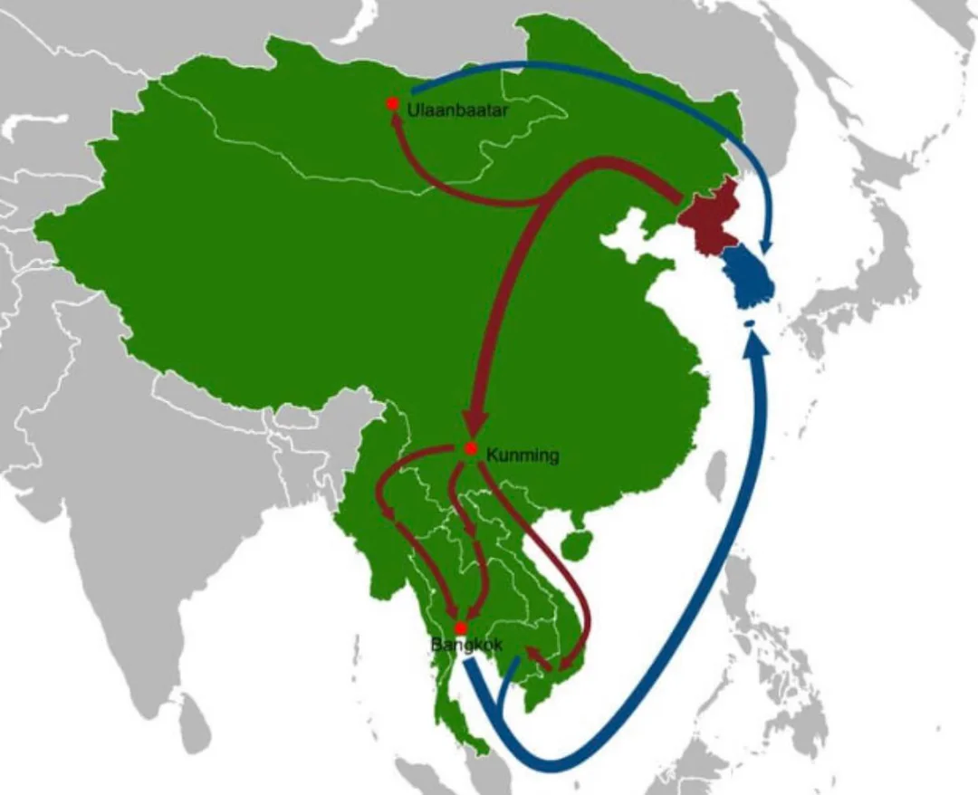Fleeing from North Korea